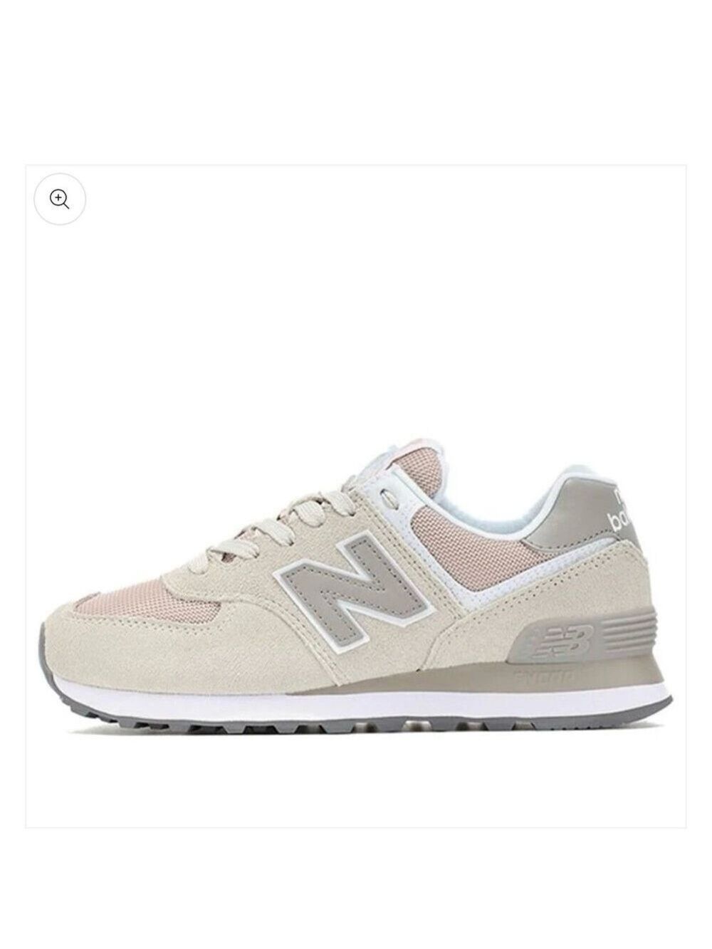 New Balance 547 Series Cream and Pink Sneakers (Gently used)